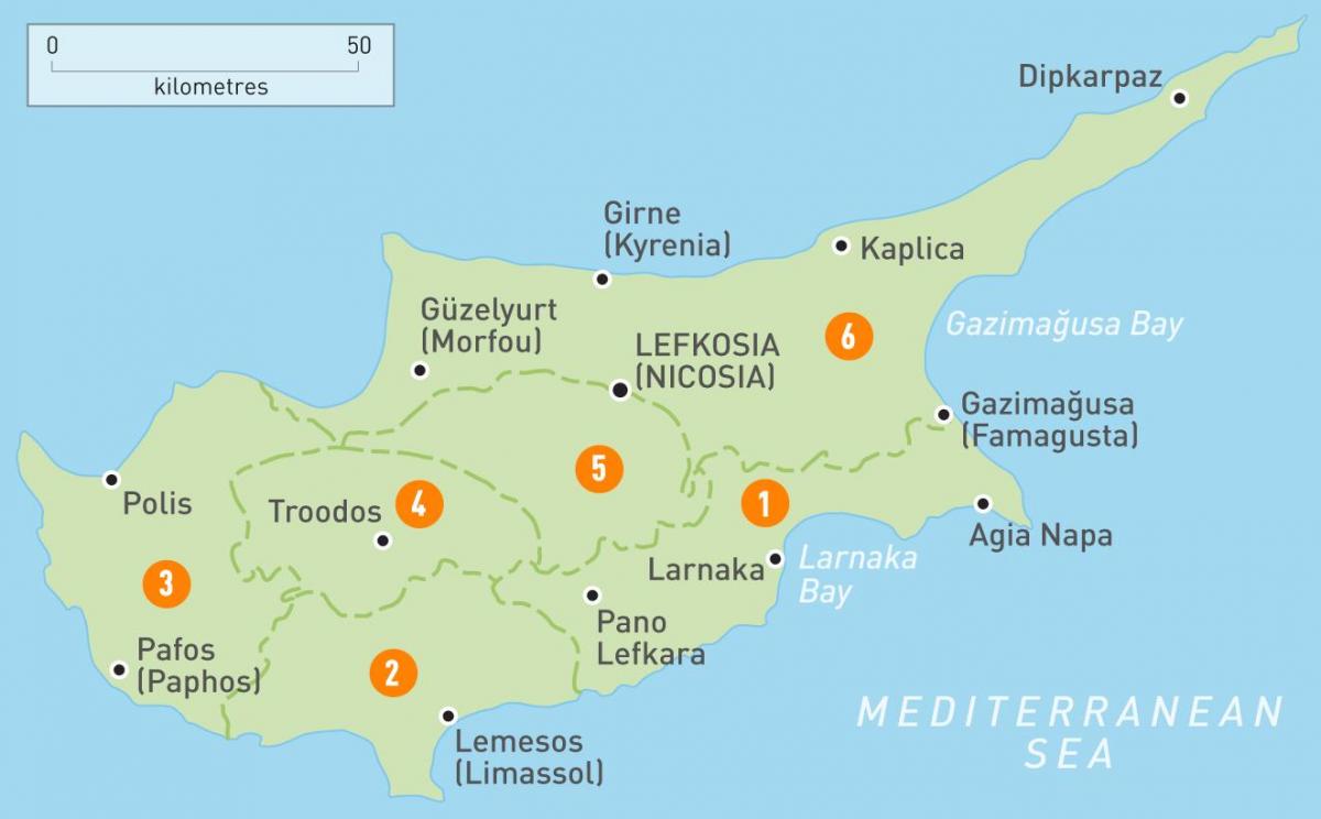 Harta e Qipros vendit