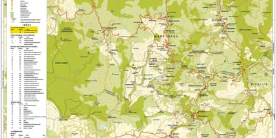 Harta e troodos malet Qipro