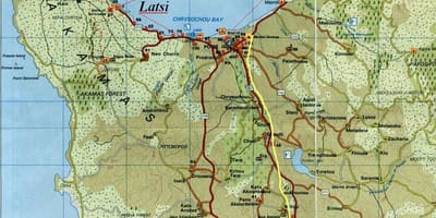 Harta e polis zonën Qipro