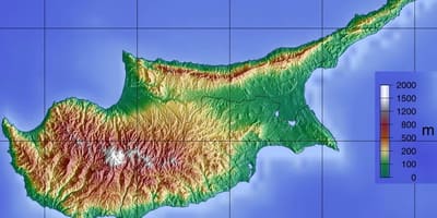 Harta e Qipros malet
