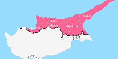Harta e Qipros ndarë